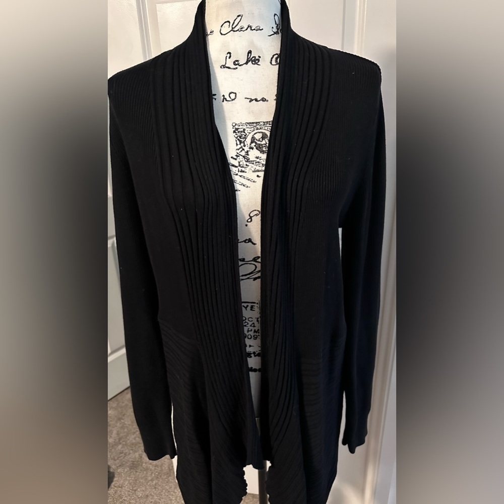 White House Black Market Sweeping Cardigan
